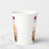 Gobelets En Papier Vibes de printemps Chicks - 1er anniversaire - (Droite)