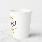 Gobelets En Papier Vibes d'épices citrouilles (Gauche)