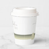 Gobelets En Papier Vibes du désert Merci Mariage Sage ivoire ID1019 (Droite)