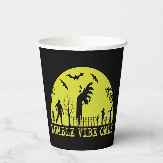 Gobelets En Papier Vibes Zombie uniquement (Verso)