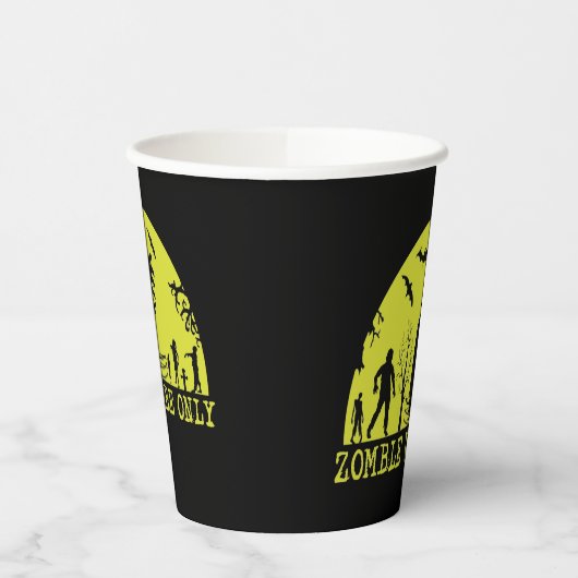 Gobelets En Papier Vibes Zombie uniquement (Gauche)