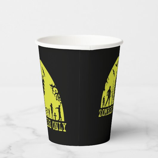 Gobelets En Papier Vibes Zombie uniquement (Droite)