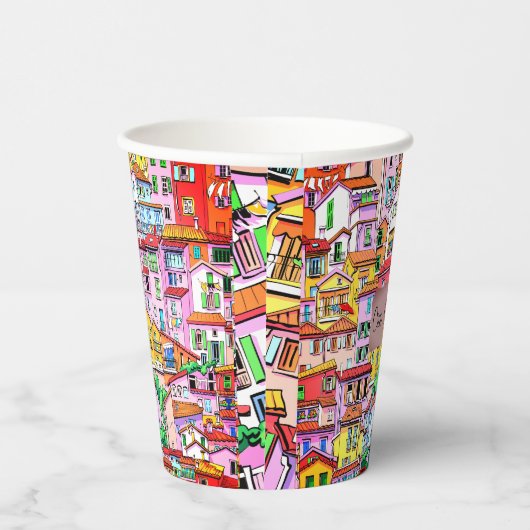 Gobelets En Papier Vibrant façade italienne (Droite)