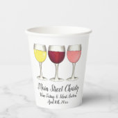 Gobelets En Papier Viennoiseries Viennoiseries Viennoiseries Red Whit (Recto)