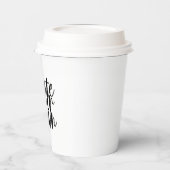 Gobelets En Papier Vierge Créez votre propre (Gauche)