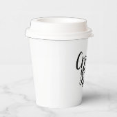 Gobelets En Papier Vierge Créez votre propre (Droite)