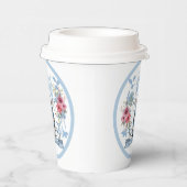 Gobelets En Papier Vierge Marie Catholique Mère Marie Florale  (Droite)