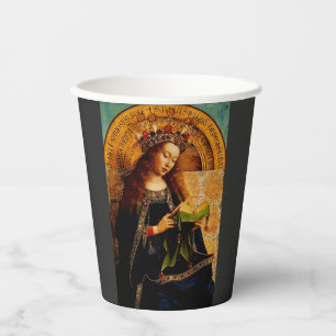 Gobelets En Papier Vierge Marie par Jan van Eyck