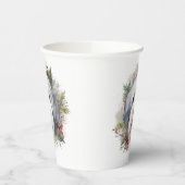 Gobelets En Papier Vieux anglais Sheepdog Christmas Wreath Festive Pu (Gauche)