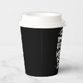 Gobelets En Papier Vieux Dudes blancs pour Harris Walz Politique Démo (Droite)