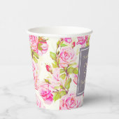 Gobelets En Papier Vieux Rose 90e anniversaire de la coupe de papier  (Droite)