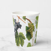 Gobelets En Papier Vignoble de raisins Ile grecque méditerranéenne (Droite)