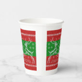 Gobelets En Papier Vilain chandail cloches Xmas rennes crochet (Droite)