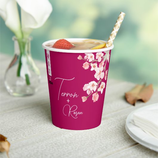 Gobelets En Papier Vin de fleur (Insitu)
