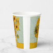 Gobelets En Papier Vincent Van Gogh 12 Tournesols Impressionniste (Droite)