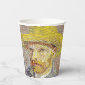 Gobelets En Papier Vincent van Gogh - Autoportrait avec Casquette de (Recto)