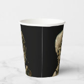 Gobelets En Papier Vincent van Gogh - Crâne avec cigarette brûlante (Droite)