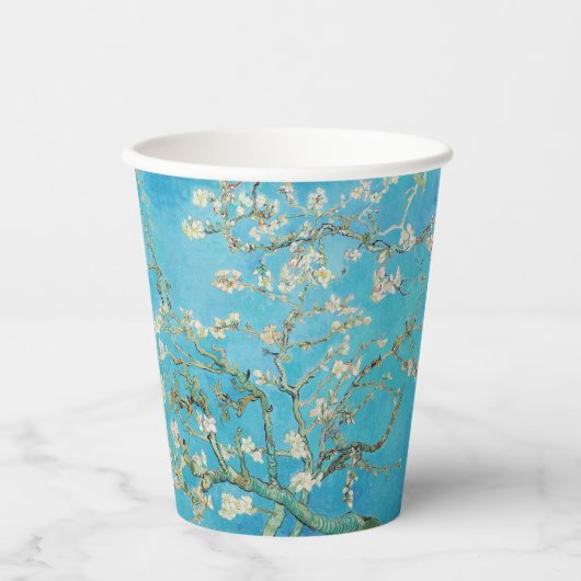 Gobelets En Papier Vincent van Gogh - Fleur d'amandes (Recto)