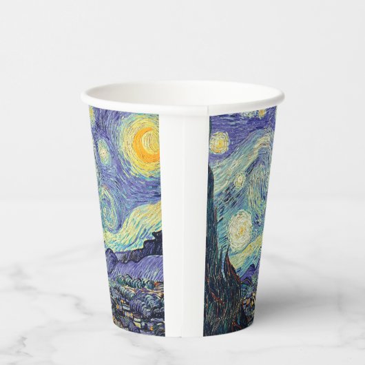 Gobelets En Papier Vincent Van Gogh/ La Nuit étoilée (Droite)