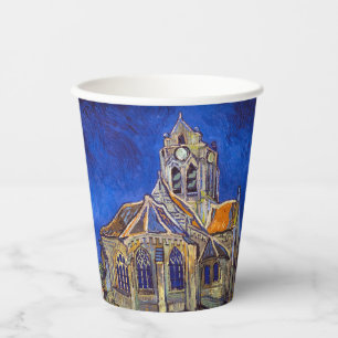 Gobelets En Papier Vincent van Gogh - L'église d'Auvers