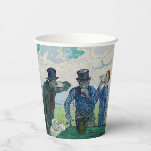 Gobelets En Papier Vincent van Gogh - Les buveurs, après Daumier (Verso)