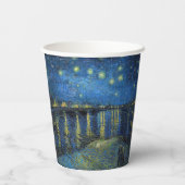 Gobelets En Papier Vincent van Gogh - Nuit étoilée sur le Rhône (Verso)