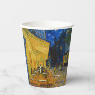 Gobelets En Papier Vincent van Gogh - Terrasse de café la nuit