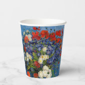 Gobelets En Papier Vincent van Gogh - Vase avec Cornflowers & Poppies (Verso)