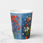 Gobelets En Papier Vincent van Gogh - Vase avec Cornflowers & Poppies (Gauche)