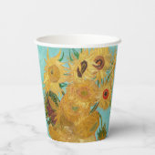 Gobelets En Papier Vincent Van Gogh - Vase avec douze tournesols (Verso)