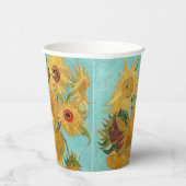 Gobelets En Papier Vincent Van Gogh - Vase avec douze tournesols (Droite)