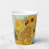 Gobelets En Papier Vincent Van Gogh - Vase avec douze tournesols (Verso)