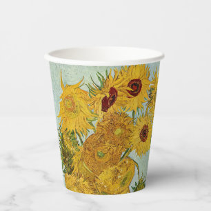 Gobelets En Papier Vincent Van Gogh - Vase avec douze tournesols