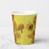 Gobelets En Papier Vincent van Gogh - Vase avec quinze tournesols (Gauche)