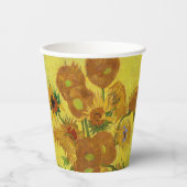 Gobelets En Papier Vincent van Gogh - Vase avec quinze tournesols (Recto)