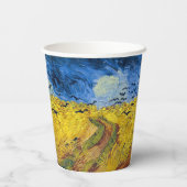 Gobelets En Papier Vincent van Gogh - Wheatfield with Crows (Verso)