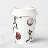 Gobelets En Papier Vintage Baseball Birthday (Droite)