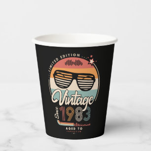 Gobelets En Papier Vintage depuis 1983