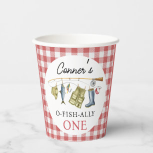 Gobelets En Papier Vintage O-Fish-Ally 1er anniversaire