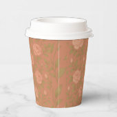 Gobelets En Papier Vintage Rose Paper Cups (Droite)