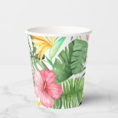 Gobelets En Papier Vintage tropical (Recto)