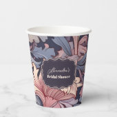 Gobelets En Papier Vintage William Morris Lavender (Verso)