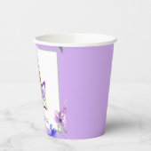 Gobelets En Papier Violets frais | Unicorn Anniversaire Fournitures d (Gauche)