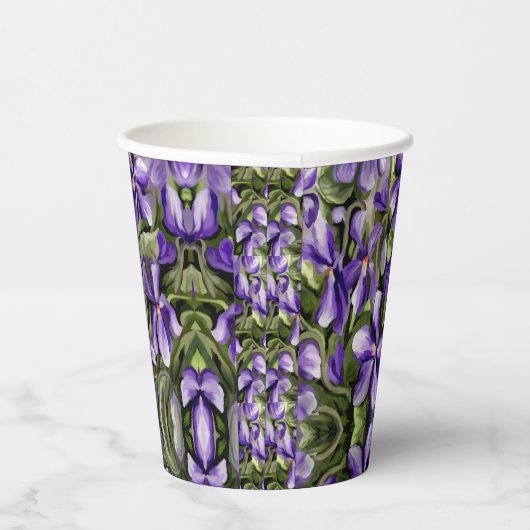 Gobelets En Papier violettes dans un bocal de lune (Droite)