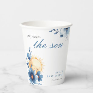 Gobelets En Papier Voici le Baby shower du Fils