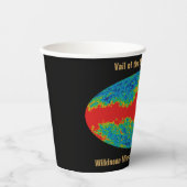 Gobelets En Papier Voile Galaxy Voie Lactée sur l'univers WMAP (Recto)