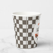 Gobelets En Papier Voiture Fast One Red Race Anniversaire (Droite)