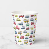 Gobelets En Papier Voitures Motif tasse de papier (Verso)