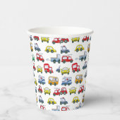 Gobelets En Papier Voitures Motif tasse de papier (Droite)