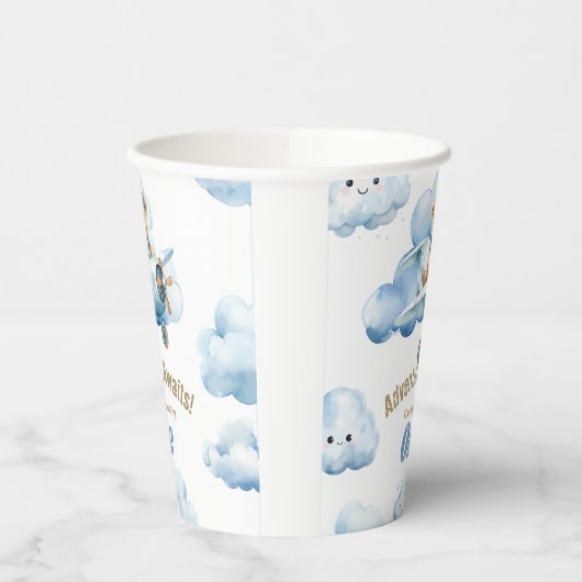 Gobelets En Papier Vols amusants : Teddy's First Birthday Adventure (Gauche)